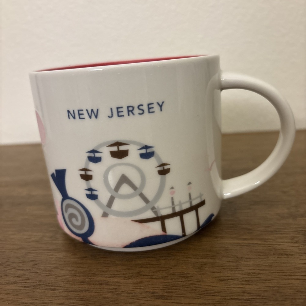 Starbucks New Jersey You Are Here Series Collection 14oz Coffee Tea Mug Cup